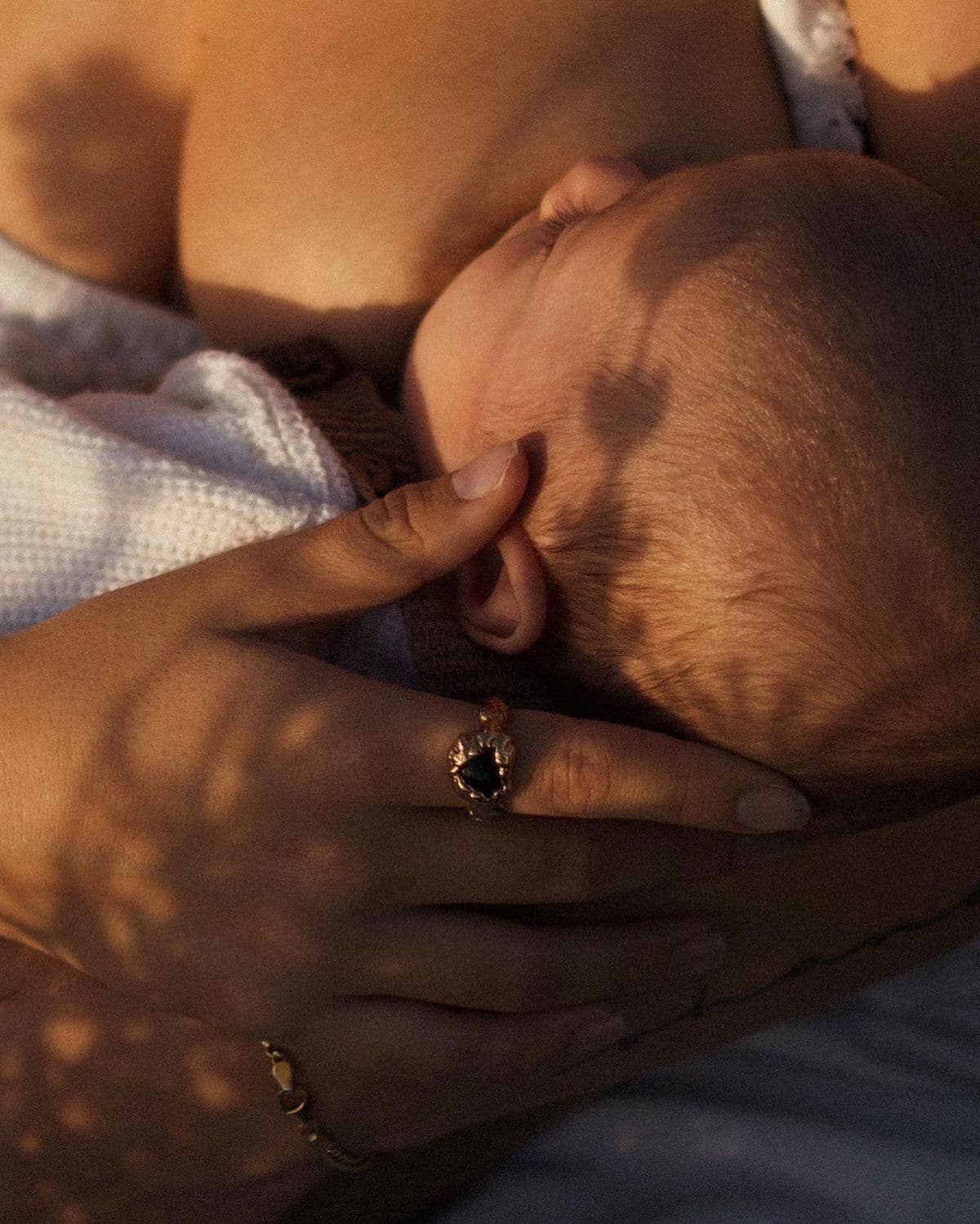 Peaceful sleeping baby