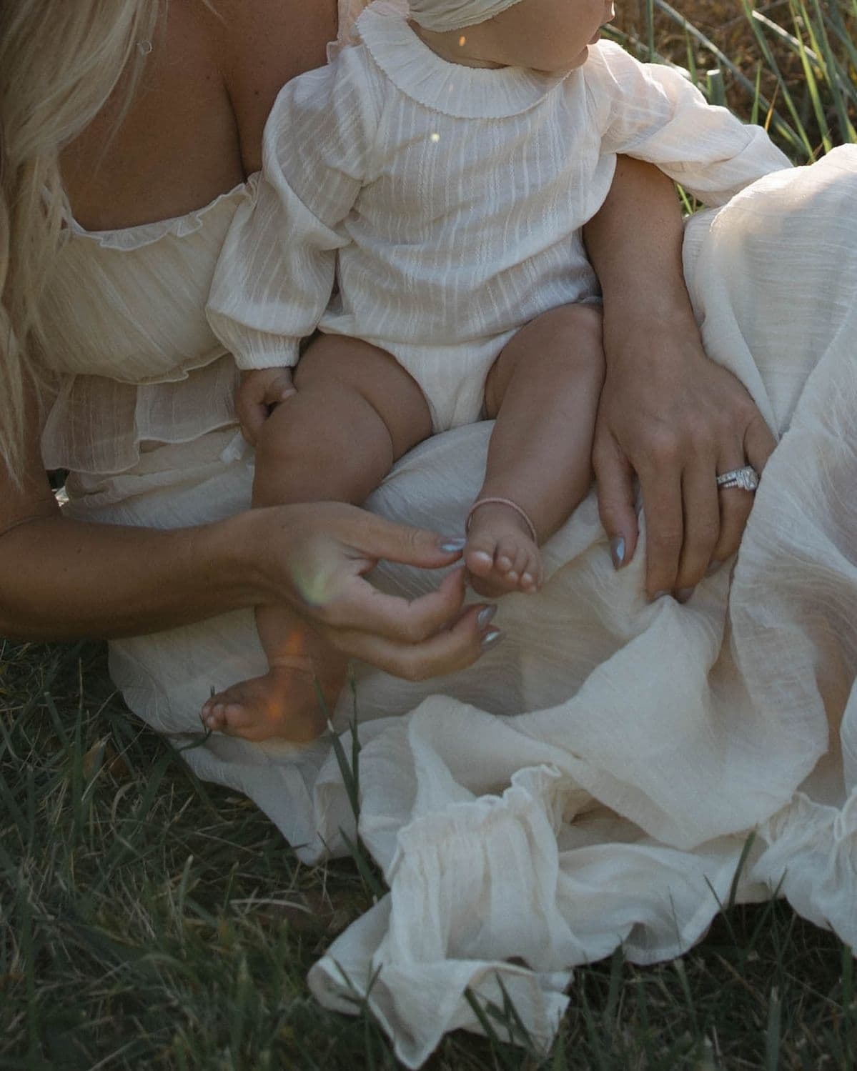 Happy parent with baby