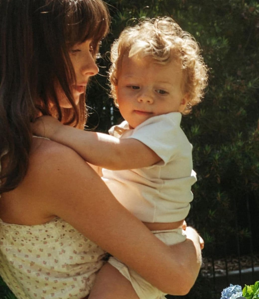 Happy parent with baby